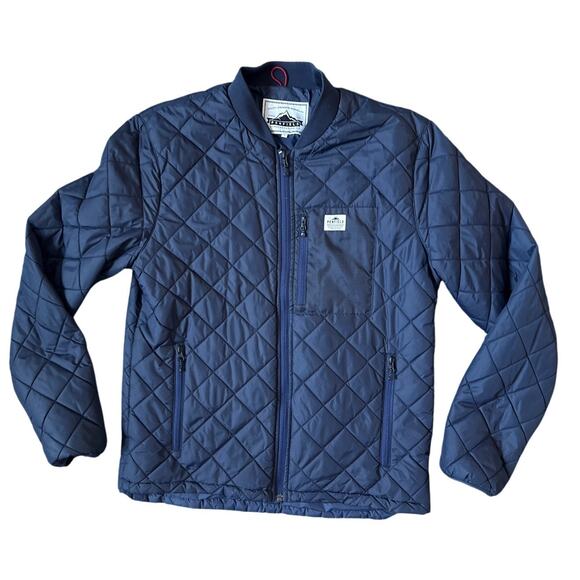 Penfield Men's Kasota Quilted Bomber Jacket in Navy Size Large - Picture 2 of 8